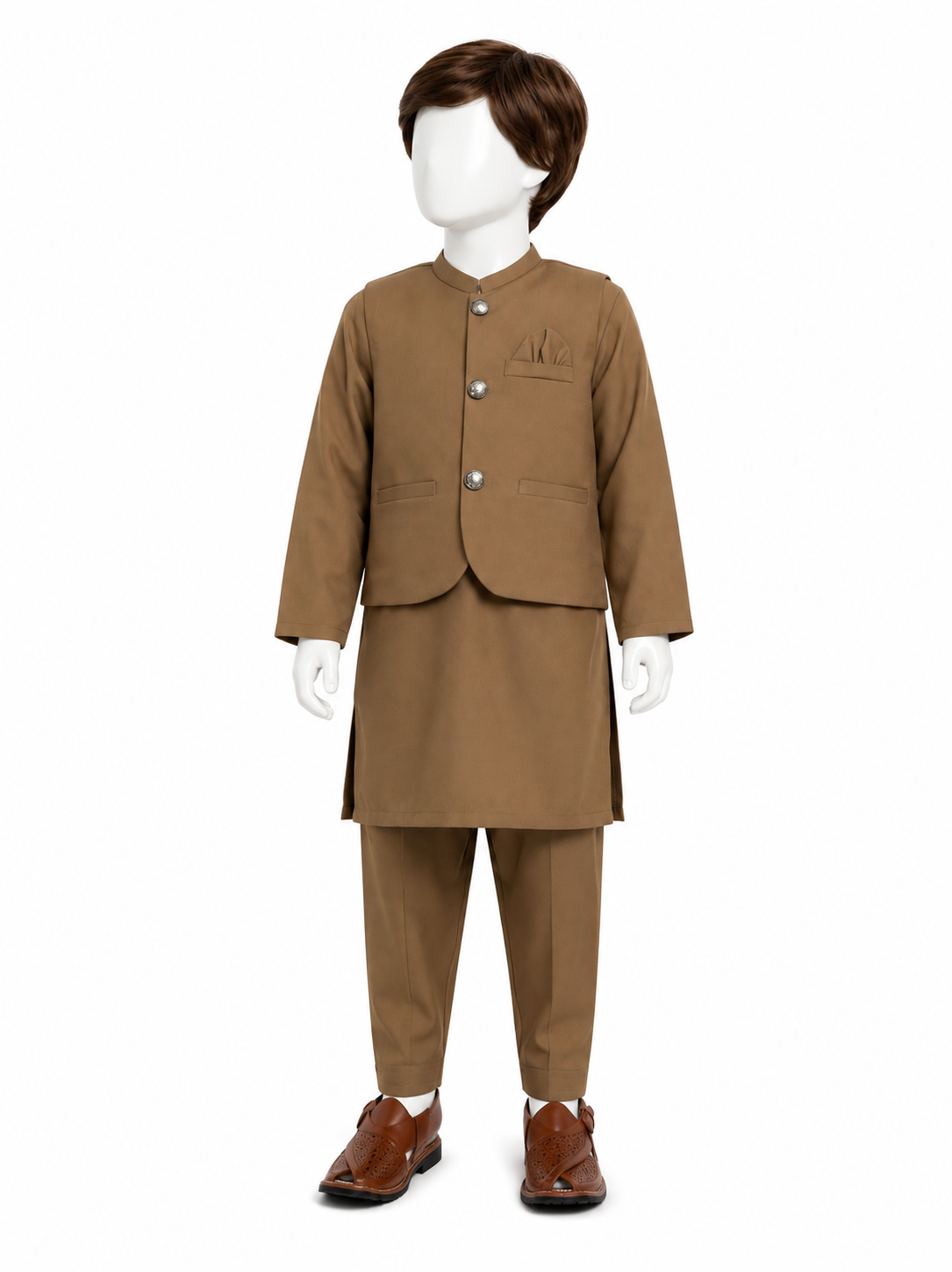 Kurta Shalwar with Vest Kot