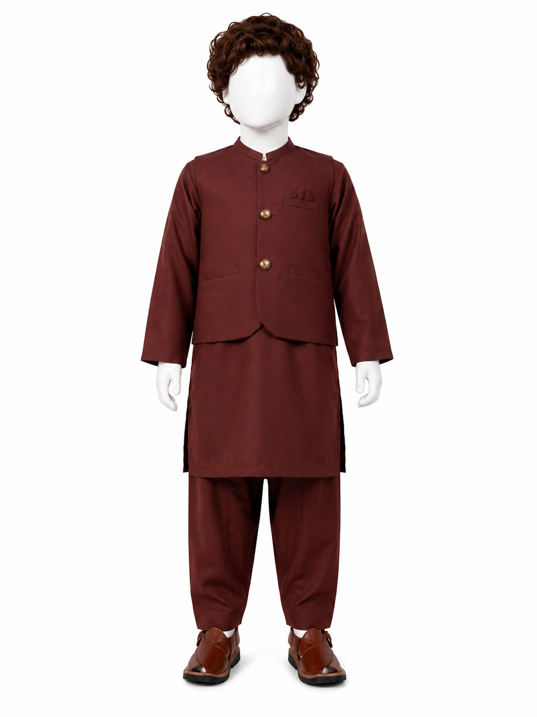 Kurta Shalwar with Vest Kot