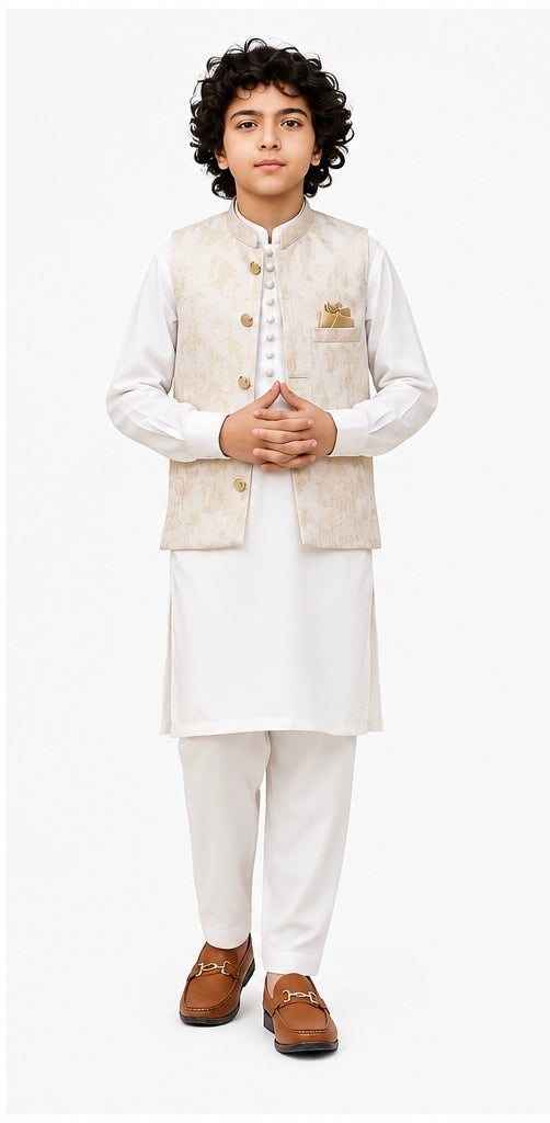 Kurta Shalwar with Vest Kot