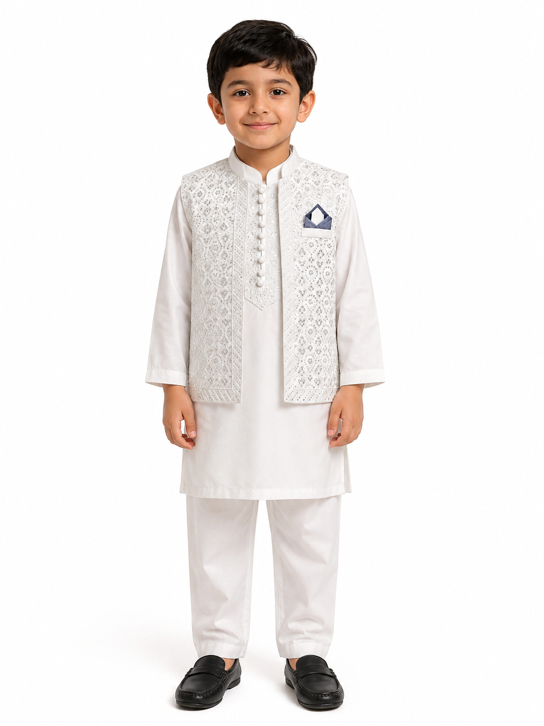 Kurta Shalwar with Vest Kot